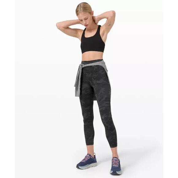Lululemon Wunder Train High Rise Tight 23" W5CQNS Camo Leggings Women's Size 6 - Picture 11 of 11